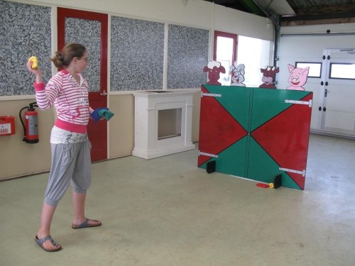 Koppengooien boerderijdieren